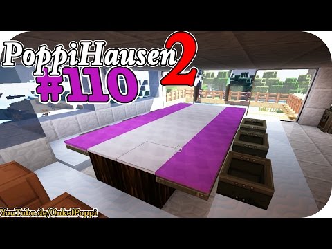 Das Haus: Tisch mit Stühlen zum sitzen - S02E110 I PoppiHausen 2 I Minecraft 1.9.4 I Vanilla