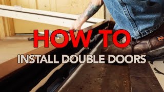 How To Install Double Doors DIY OR How To Replace Your Front Door For Dummies. In-Depth Instructions