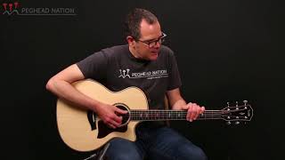 Video thumbnail for Taylor 814ce DLX V-Class Demo from Peghead Nation by Peghead Nation