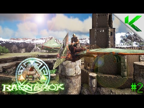 Ark: Survival Evolved Ragnarok - EXPLORING THE MAP! - Episode 2