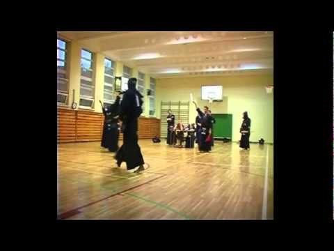 Warsaw Kendo League May 2012 - Wierzbowski Mat (aka) vs. Wierzbowski Mac (Shiro)