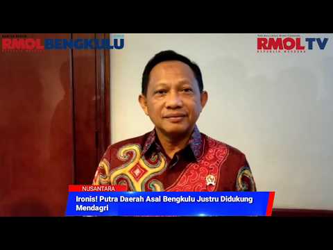 Ironis! Putra Daerah Asal Bengkulu Justru Didukung Mendagri