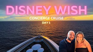 Disney Wish Concierge Cruise | Day 1 of our amazing weekend getaway! | July 2024