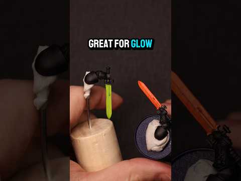 Technical paints not glowing? Try this miniature paint hack.