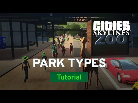 Park Types with Move the Mouse | Parklife Tutorial Part 2 | Cities: Skylines