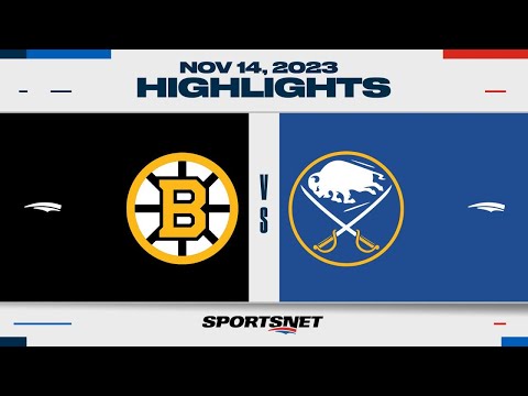 NHL Highlights | Bruins vs. Sabres - November 14, 2023