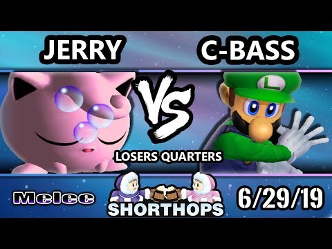 Short Hops 3 - Jerry (Jigglypuff) Vs. C-Bass (Luigi) - Smash Melee Losers Quarters