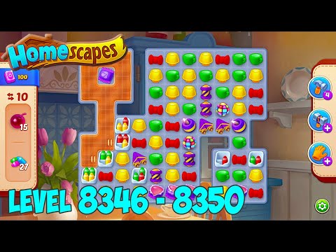 Homescapes level 8346 8347 8348 8349 8350 🏡 Gameplay Walkthrough (Android, iOS) Playrix