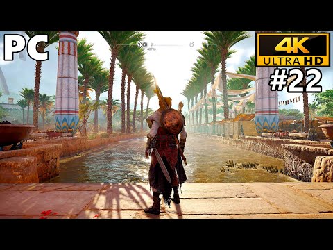 Assassin's Creed Origins Gameplay Walkthrough Part 22 – No Commentary (4K 60FPS PC)