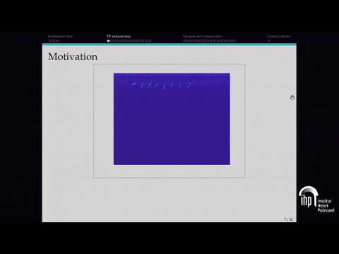 From the modelization of direct problems in image processing (...)- Chaux - Workshop 1 - CEB T1 2019