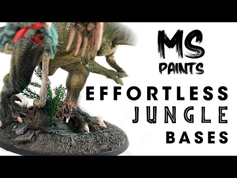 EFFORTLESS JUNGLE BASES - For CATACHAN and SERAPHON