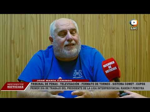 Jose Maria Caminos, President of the Ramon F Pereyra Interprovincial League 2026