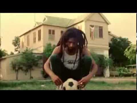 Bob Marley  playing  Football at 56 Hope Road, Kingston, JA