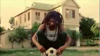 Bob Marley  playing  Football at 56 Hope Road, Kingston, JA