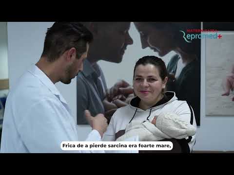 A născut o fetiță sănătoasă, după multiple pierderi de sarcină