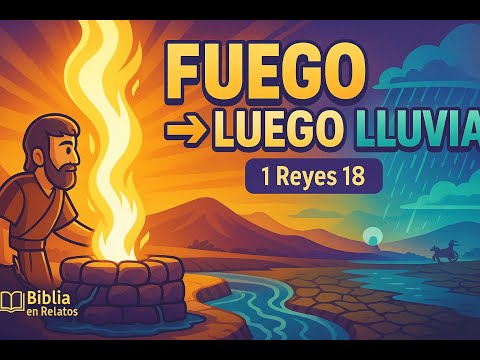 FUEGO → LUEGO LLUVIA | Elías en el Carmelo (1 Reyes 18)