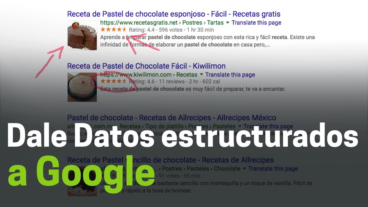 Lleva tu sitio a la primera página de Google usando datos estructurados