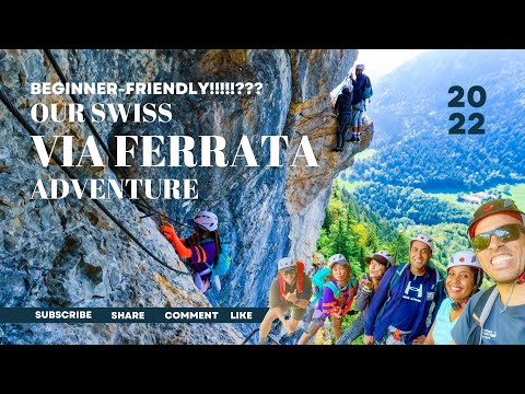 Our first Swiss VIA FERRATA adventure! Beginner-Friendly?!!