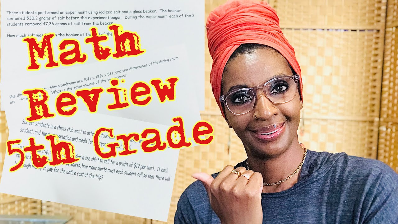 Summer Math Review 5th Grade ~ Word Problems