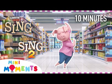 All of Rosita's Songs in Sing and Sing 2 🐷🪩 | 10 Minute Compilation | Movie Moments | Mini Moments