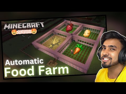 Ultimate Villager Food Farm in Minecraft 2021!