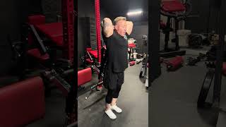 Standing Overhead Tricep Extension with Strap Setup