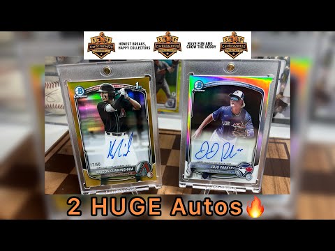MASSIVE AUTO HITS! 💥 2025 Bowman Draft Baseball 2 Hobby Box Break