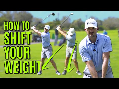 Part of a video titled Driver Vs. Iron | How To Shift Your Weight - YouTube