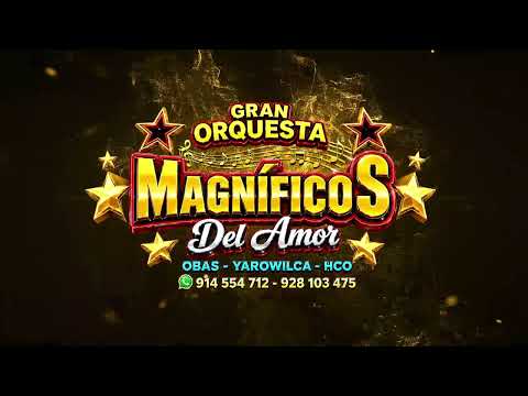 🎤🎉🎬LOGO ANIMACIÓN 3D 4K - GRAN ORQ. MAGNÍFICOS DEL AMOR✒️🎨🎶