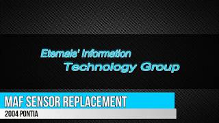 MAF Sensor Replacement 3800 Series III Engine