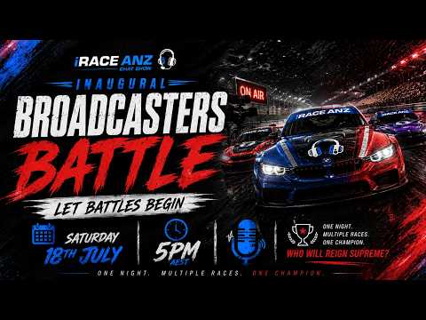 Broadcasters Battle 2026 | Live Broadcast | iRace ANZ Community Event