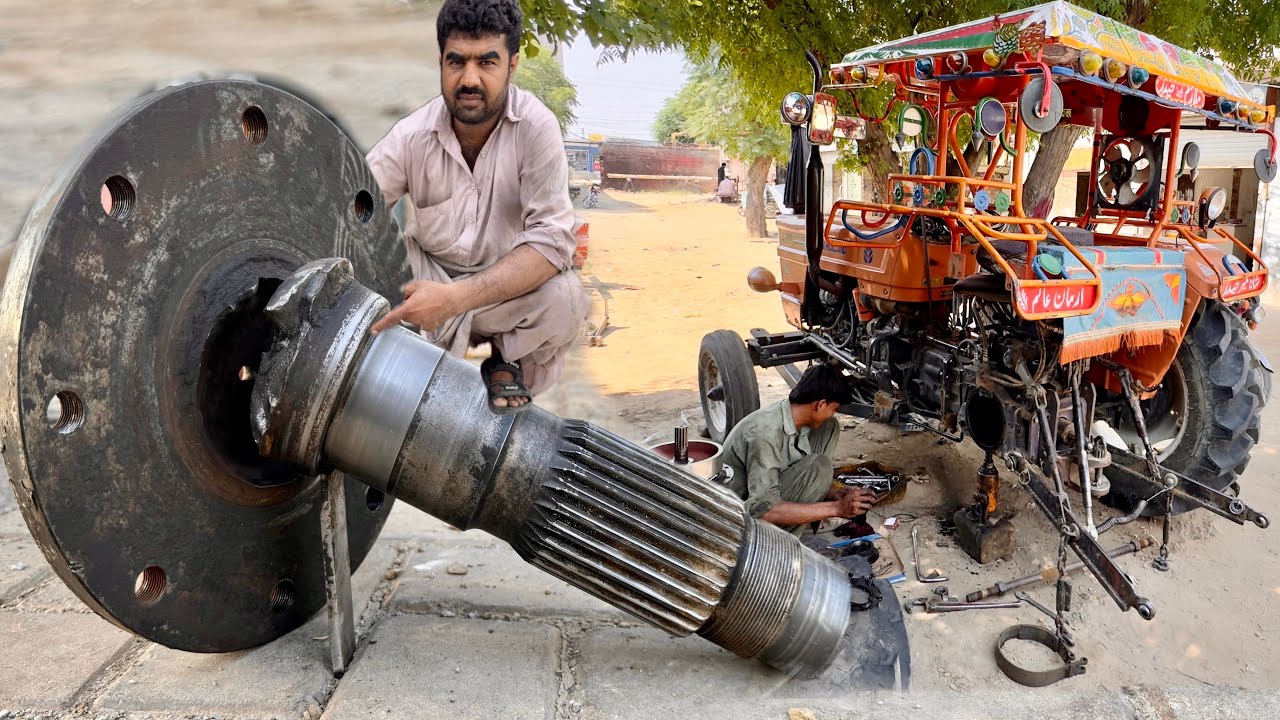 I Expertly Repair Broken Fiat Tractor Wheel Axle Most Amazing Technique // Must Watch This Video ￼￼