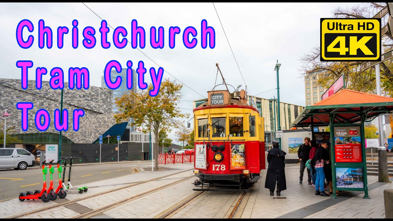 Experience a virtual Christchurch vintage tram ride.