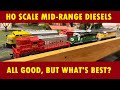 HO Scale Mid-Range Diesels Comparison: 6 Common Brands!