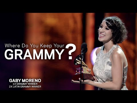Gaby Moreno Shares Her GRAMMY Wins | Where Do You Keep Your GRAMMY?