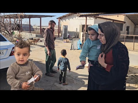 Nomadic life on the Taybeh farm, creating a wire cage for raising chickens