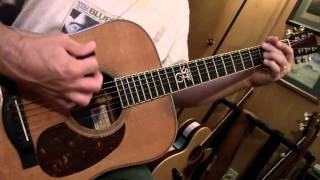 Bluegrass Guitar Lesson 4 -- Little Cabin Home