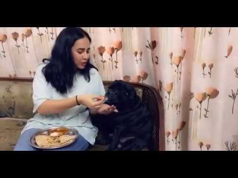 Sunanda Sharma With Her Loving Dog