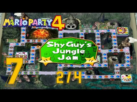 Mario Party 4 - Part 7 - Shy Guy's Jungle Jam (2/4)