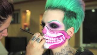 Pink Skull Bandana Halloween Mask - Time Lapse | Jeffree Star