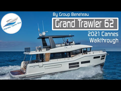 NEW Grand Trawler 62 from Beneteau Walkthrough| Long-Distance Yacht @ 2021 Cannes Yacht Festival NEW Grand Trawler 62 from Beneteau Walkthrough| Long-Distance Yacht @ 2021 Cannes Yacht Festival