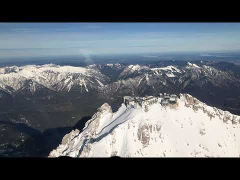 Sylvester 2019 mit der Dimona um die Zugspitze