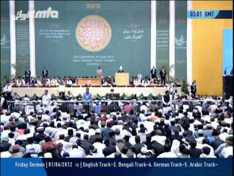 Freitagsansprache 01-06-2012 - Nimmt eure Verantwortung gegenüber der Menschheit wahr