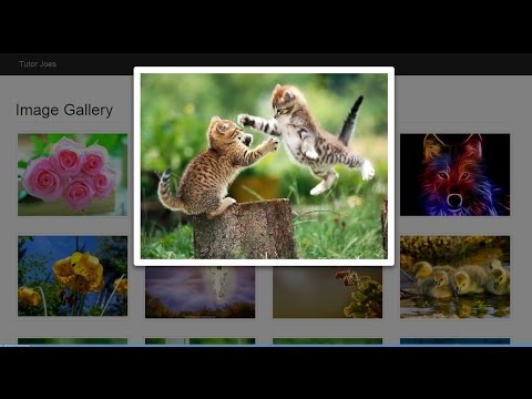 Google Like Image Gallery using Bootstrap Modal and Jquery Part 3