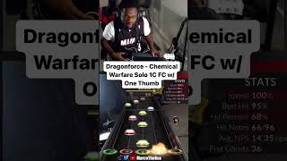 Dragonforce - Chemical Warfare Solo 1C FC w/ One Thumb #guitarhero #clonehero #gamingvideos