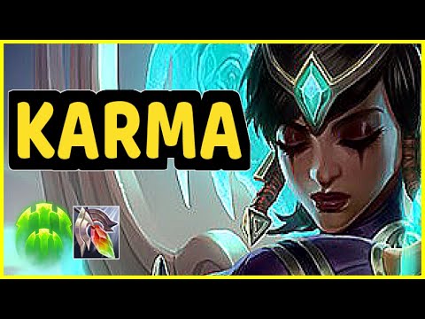 KARMA VS XERATH SUPPORT GAMEPLAY
