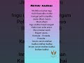MUTHU MAZHAI LYRICS ️