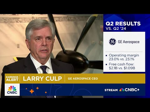 GE Aerospace CEO Larry Culp on Q2 results: There's a lot that's going right in the business