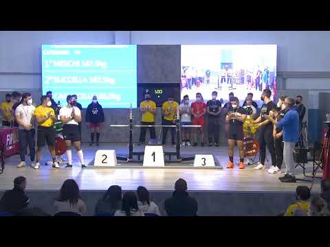 6^ GARA NAZIONALE OPEN DI PANCA CLASSIC - UOMINI Cat. -59, -66, -74  kg.