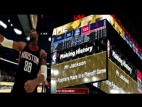 NBA 2K19 MYCAREER| PLAYOFF R1G3 | 13 3's BREAKING RECORDER EP. 55 Part 1